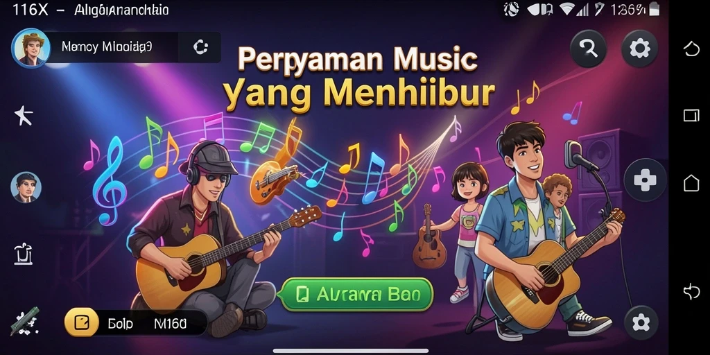 Tampilan gameplay <strong>116X</strong> yang interaktif dan menarik