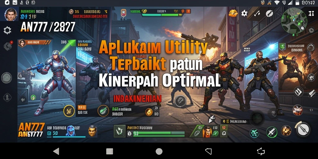 Tampilan antarmuka AN777 yang sederhana dan efektif dalam mengoptimalkan kinerja.