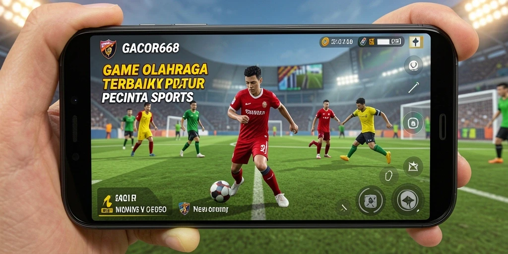 Tampilan gameplay GACOR668 dengan aksi olahraga yang mendebarkan.