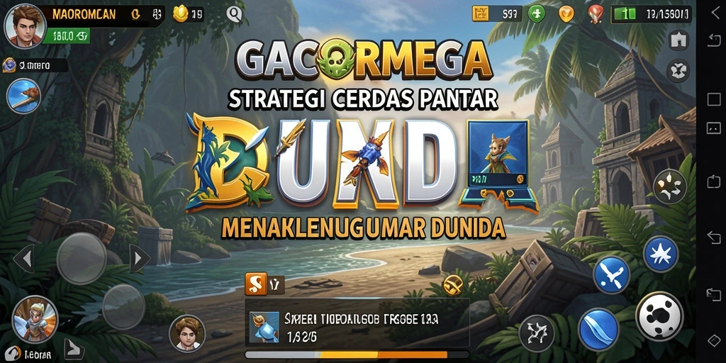 Tampilan gameplay menarik dari GACORMEGA dengan berbagai strategi.