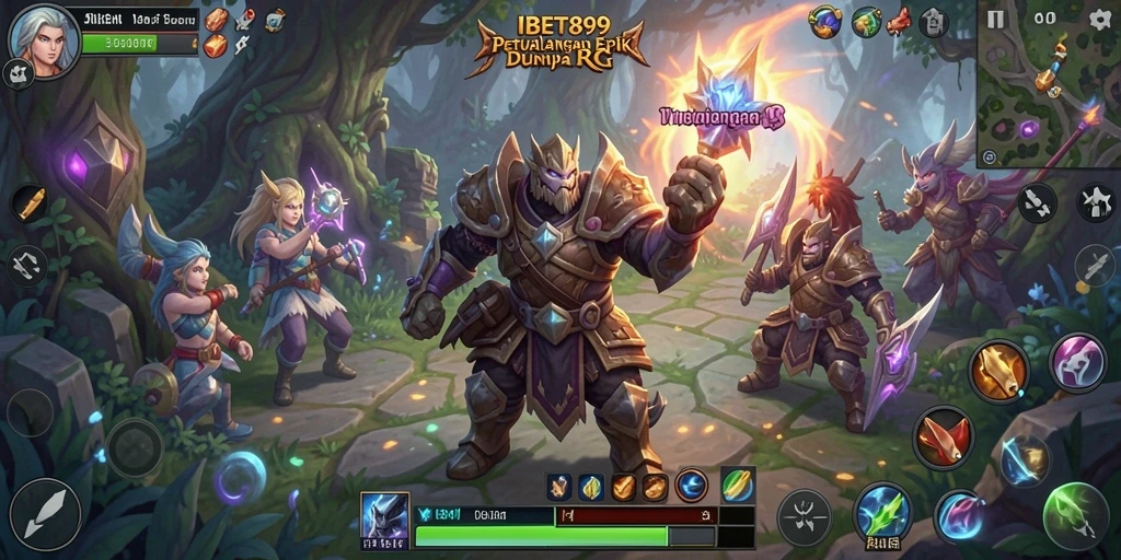 Screenshot gameplay IBET899 menampilkan aksi seru dalam eksplorasi RPG.