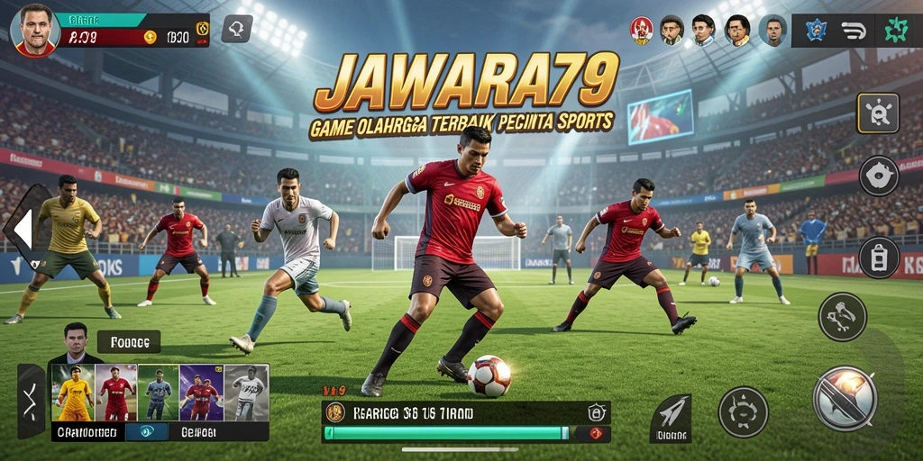 Tampilan gameplay JAWARA79 yang menegangkan dan kompetitif.