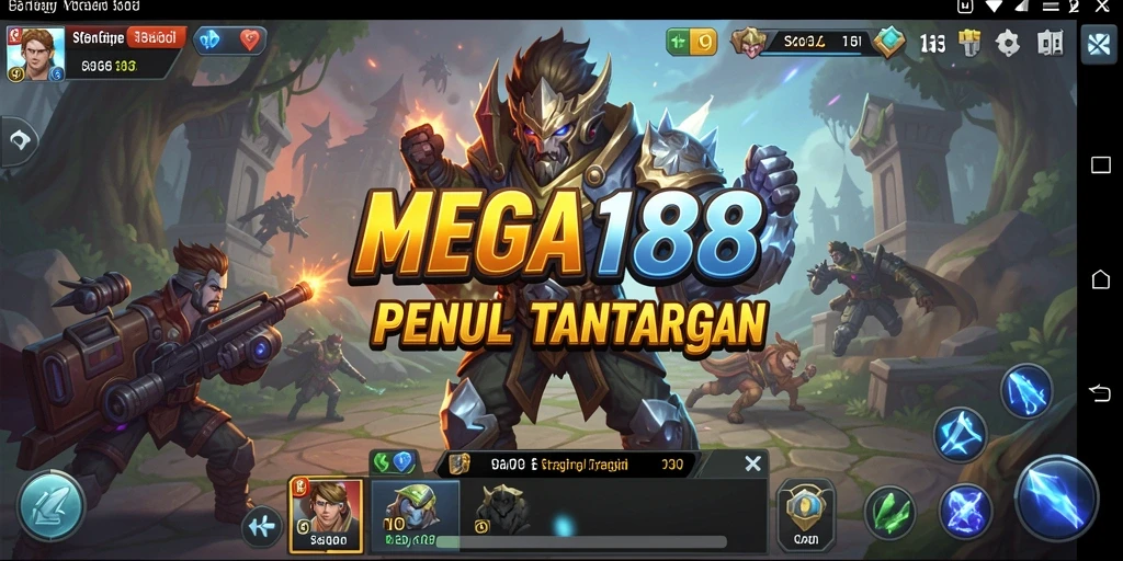 Tampilan gameplay MEGA188 yang menegangkan dan strategis.