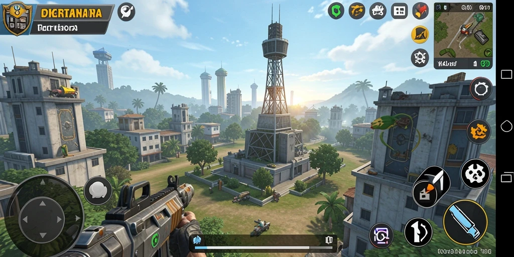 Tampilan gameplay Tower Defense seru dan menantang di OKJKT.