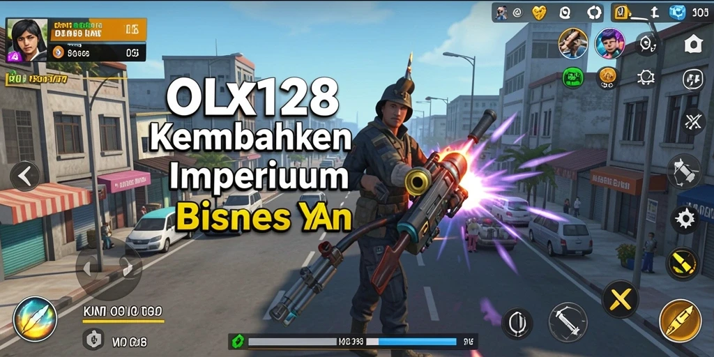Tampilan gameplay menarik dari OLX128 yang menghadirkan pengalaman Tycoon.