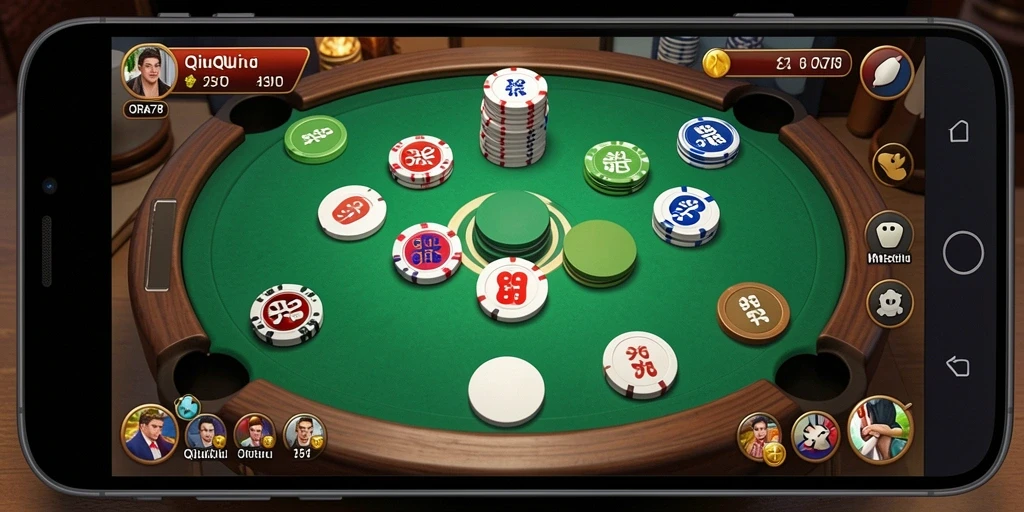 Screenshot utama game ORA78 dengan tampilan gameplay QiuQiu yang menarik.