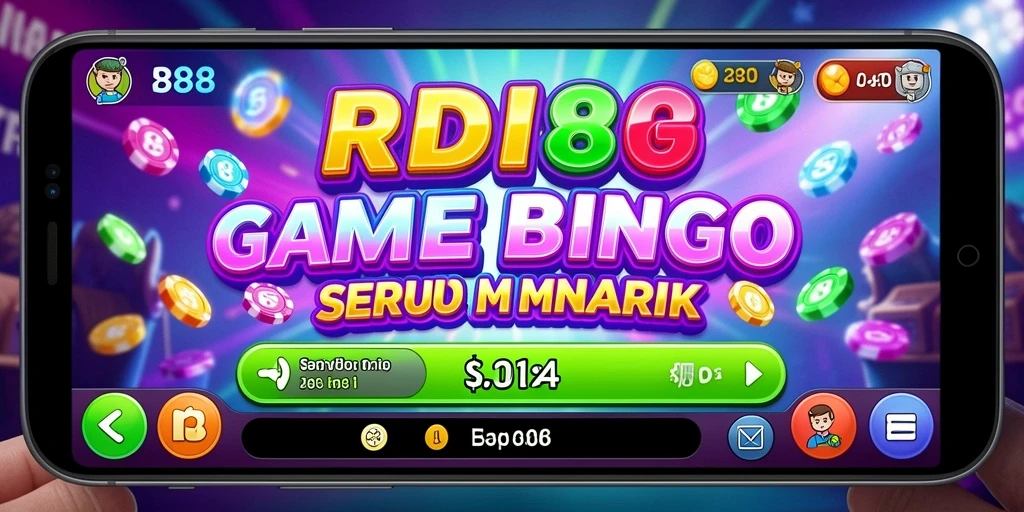 Screenshot gameplay RDI88 menampilkan momen seru di meja Bingo.