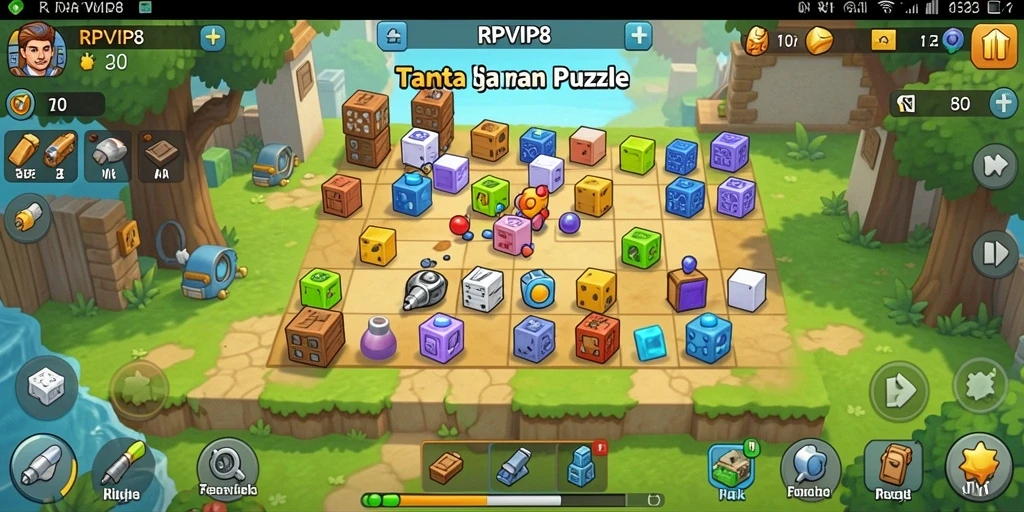 Tampilkan gameplay menarik dari RPVIP8 dengan teka-teki yang beragam.