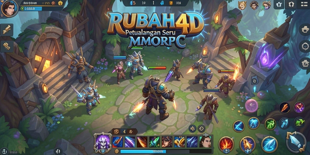 Screenshot gameplay RUBAH4D menampilkan aksi pertempuran epik dan petualangan memukau.