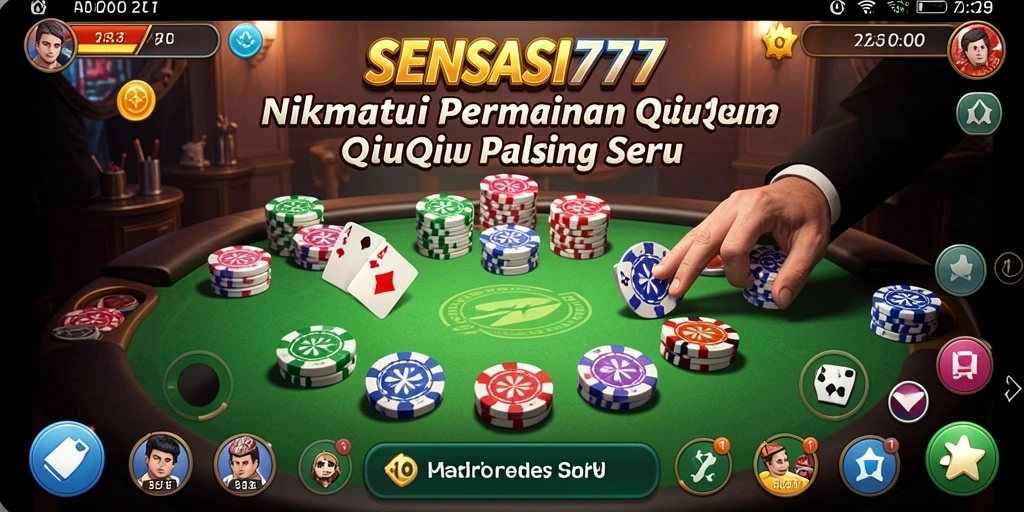 Tampilan gameplay QiuQiu yang seru dan menarik di SENSASI777.